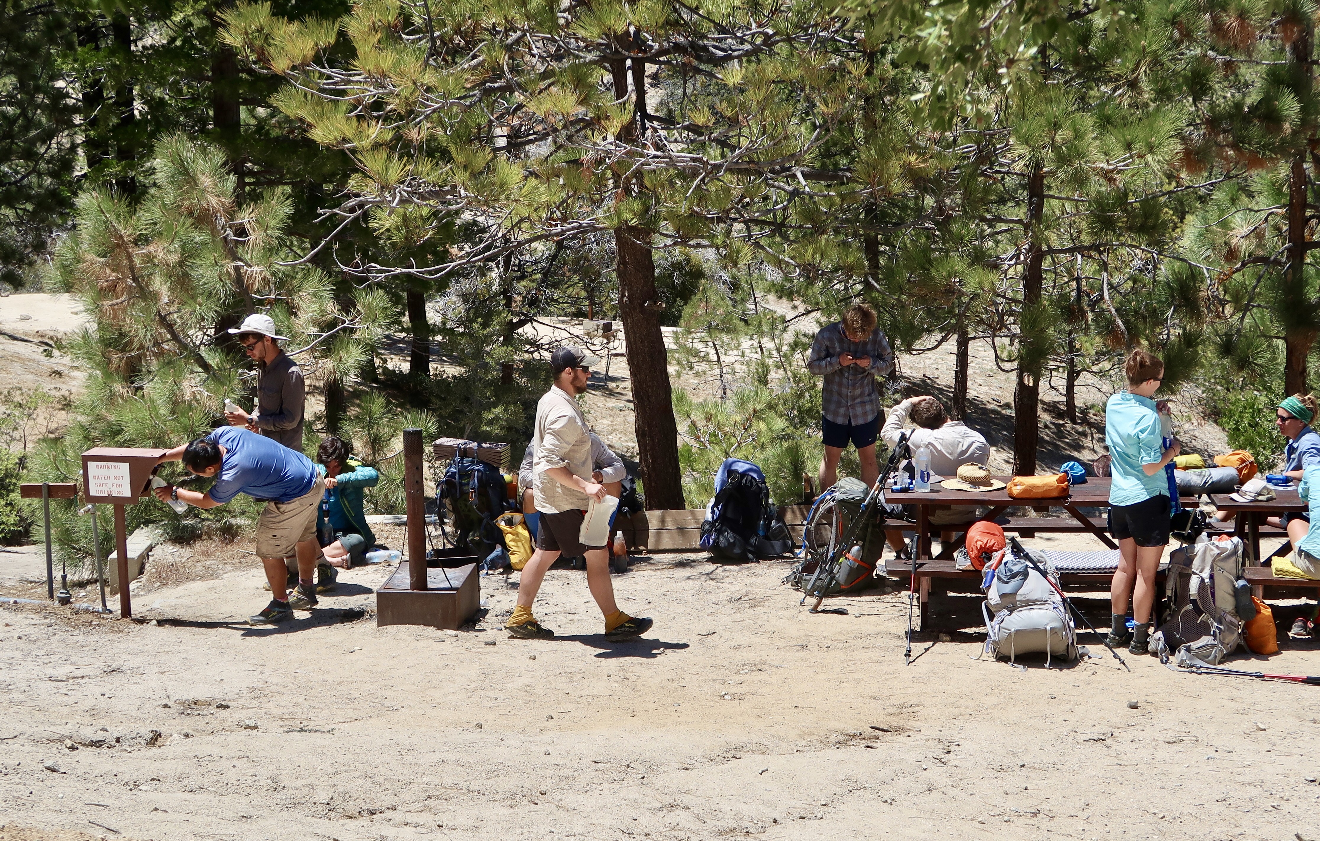 Mission springs pct trail camp best sale