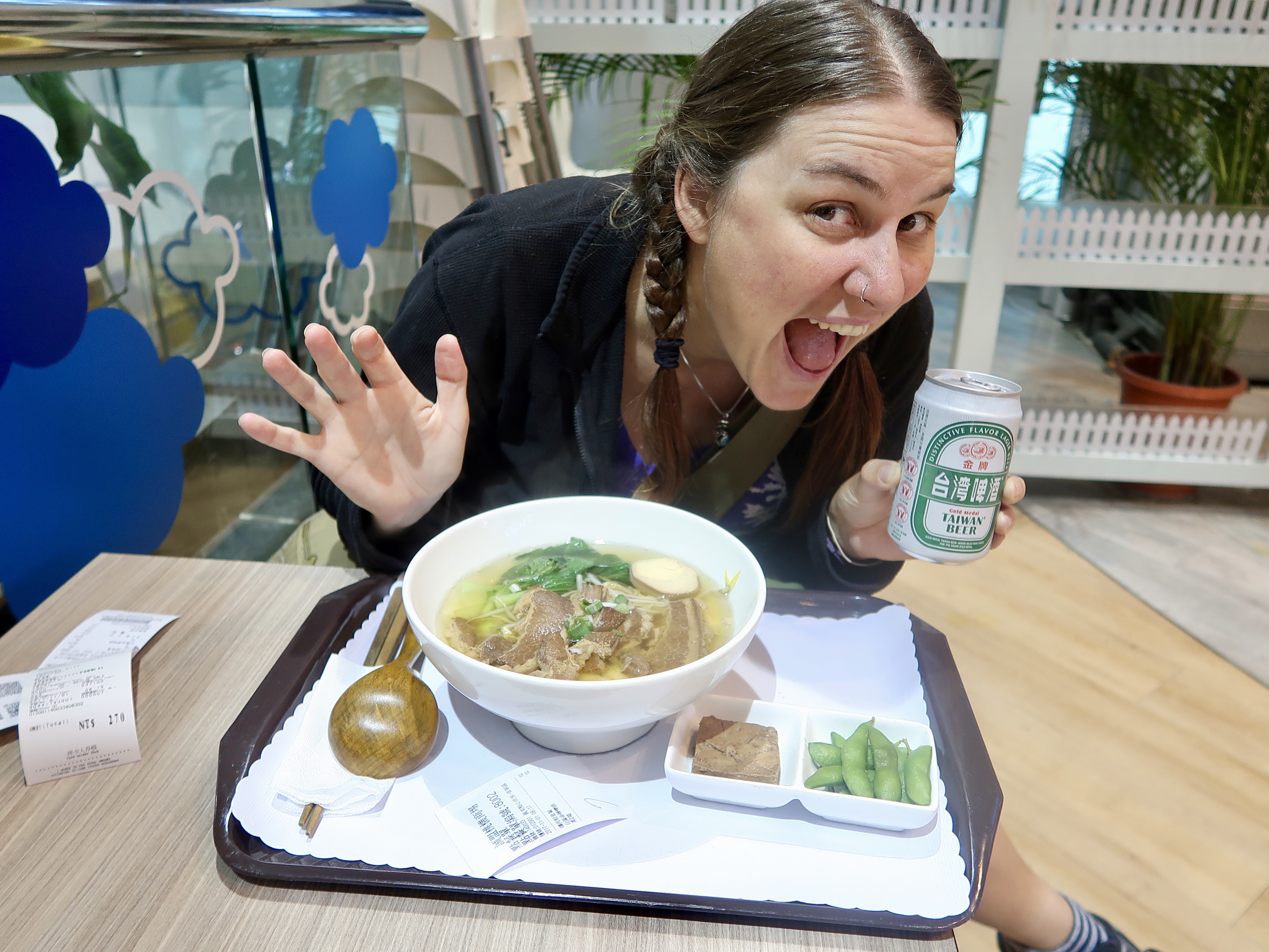 The Breakfast of Champions at the Taipei Airport