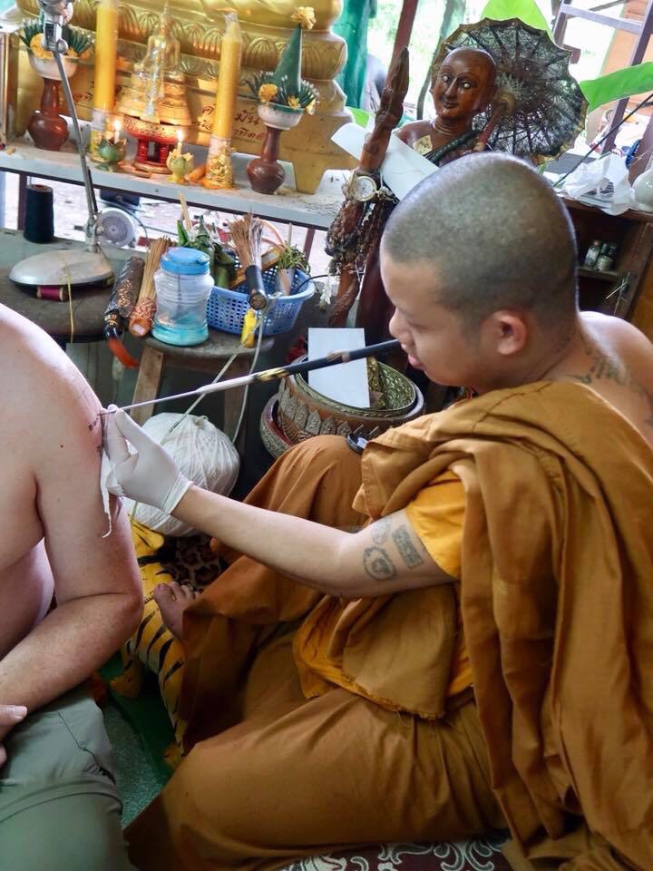 Getting a Sak Yant Tattoo in Chiang Mai