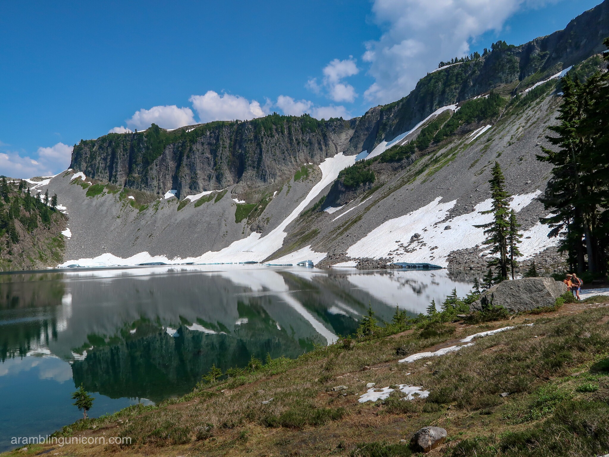 Alpine Sunset Backpacking Mt. Baker s Chain Lakes Loop 