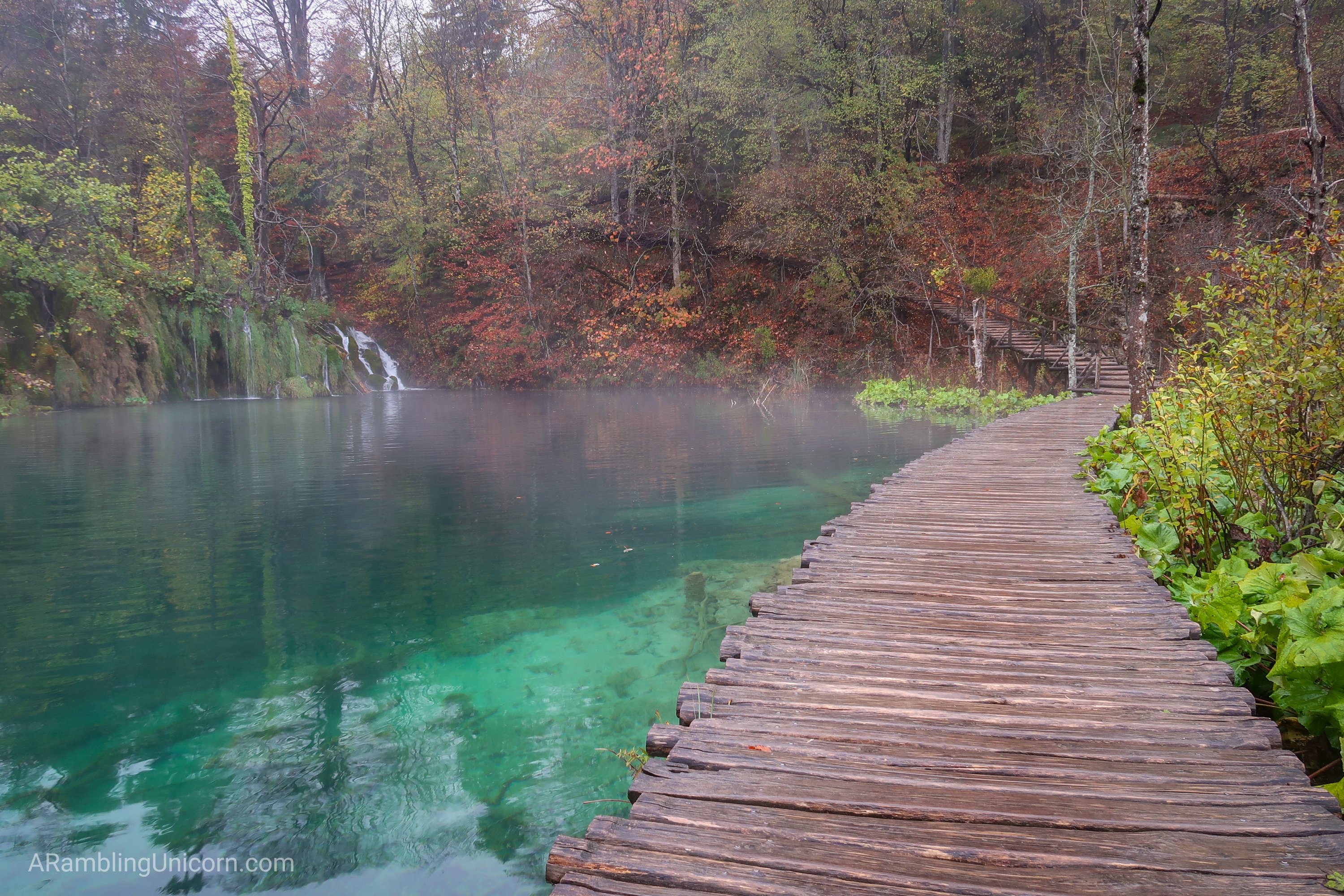 Plitvice Lakes in the Off Season: A Misty Watery Paradise