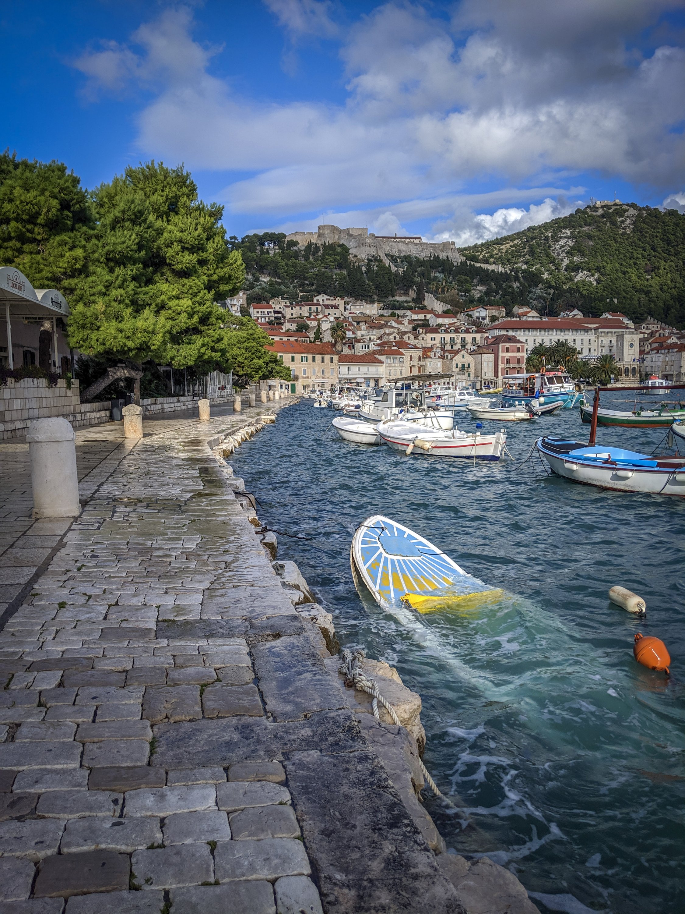 Hvar in the off season: Riding out a Historic Storm