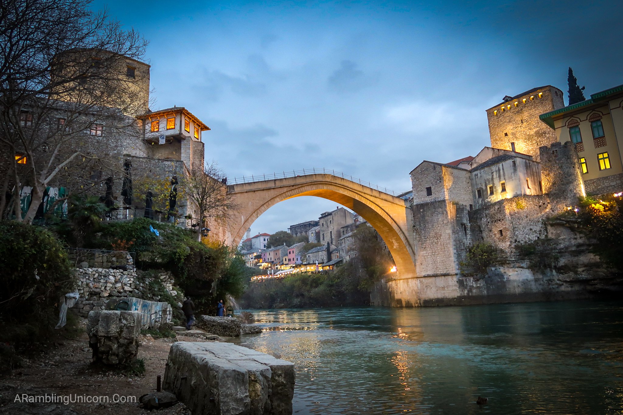 Staying Warm in Mostar, Bosnia and Herzegovina