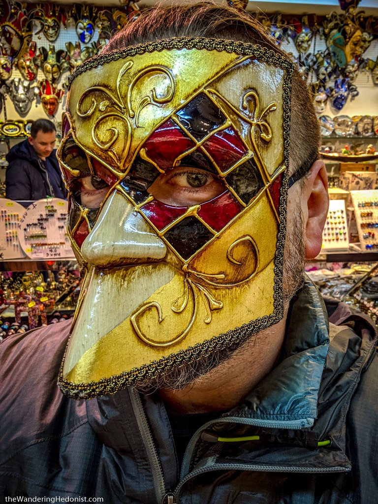 Daniel's Carnival Mask. Photo by Daniel.