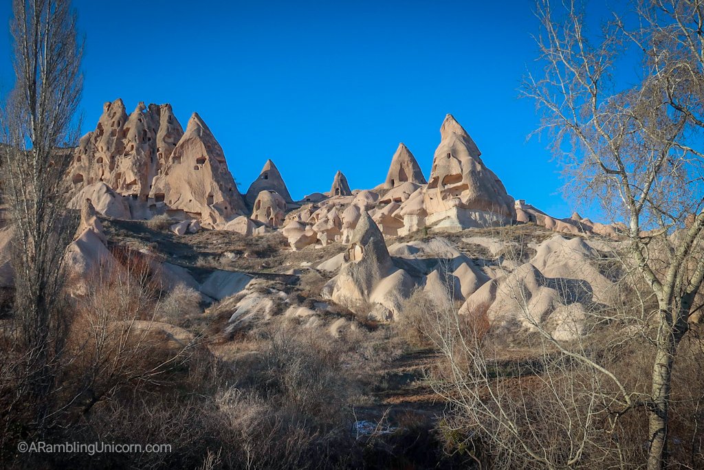 Fairy chimneys as viewed from the Pigeon Valley Trail.