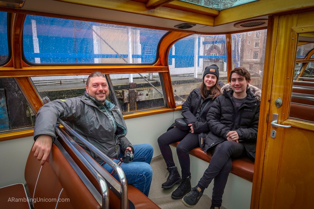 Amsterdam blog: Daniel, Katjia and Matthew are ready to cruise the canals!