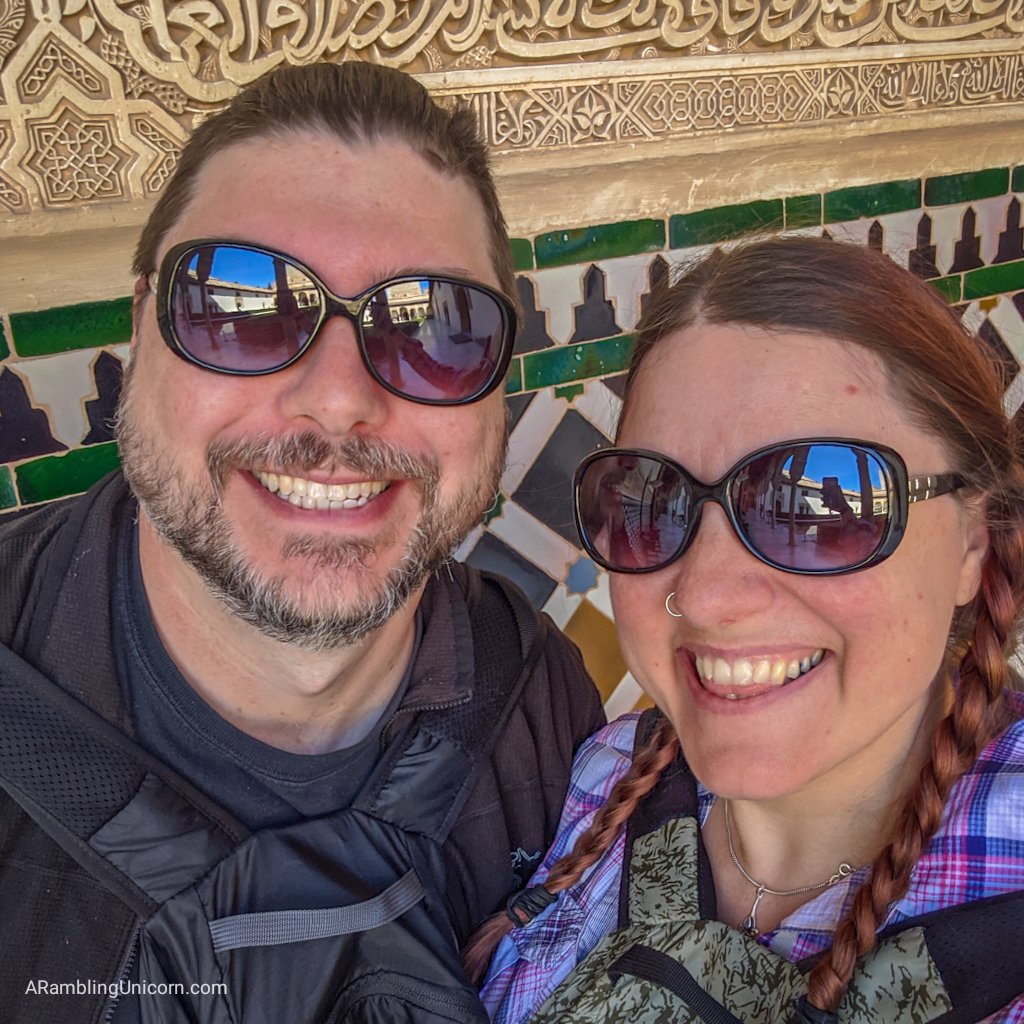 Daniel and I are the Alhambra Palace in Granada. This was taken the day before the travel ban to Europe was announced.