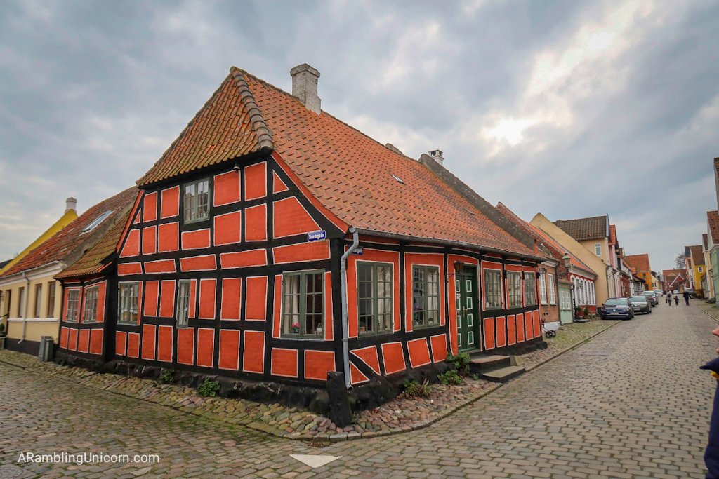 The colorful houses on Island of Ærø are charming (and very old)