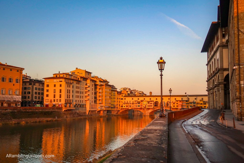 Florence 4 day itinerary: Ponte Vecchio bridge in Floren