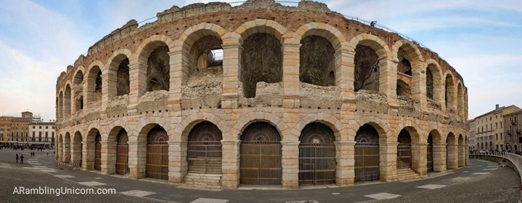 Verona in 24 Hours: The Verona Arena panoramic