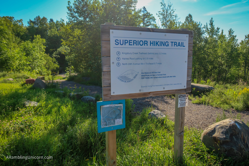 Superior Hiking Trail - Skyline Trailhead