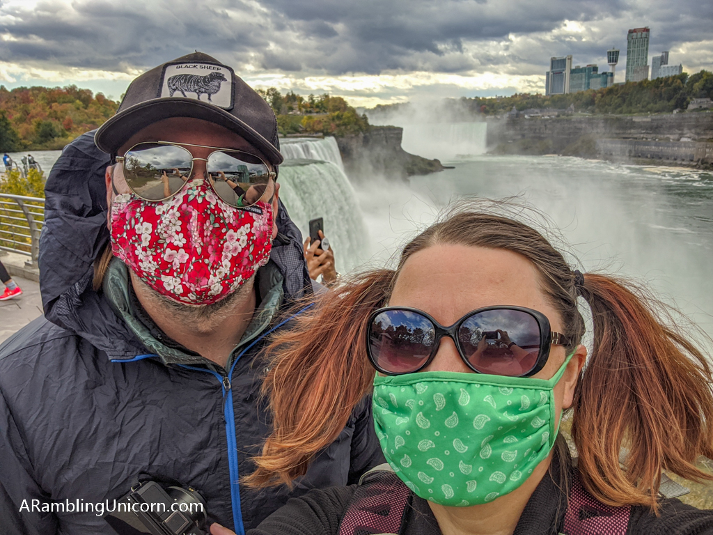 Selfie from Prospect Point: a must-do when spending one day in Niagara Falls