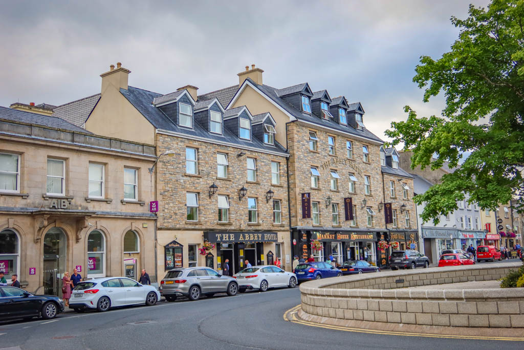 The Abbey Hotel in the Donegal Town square