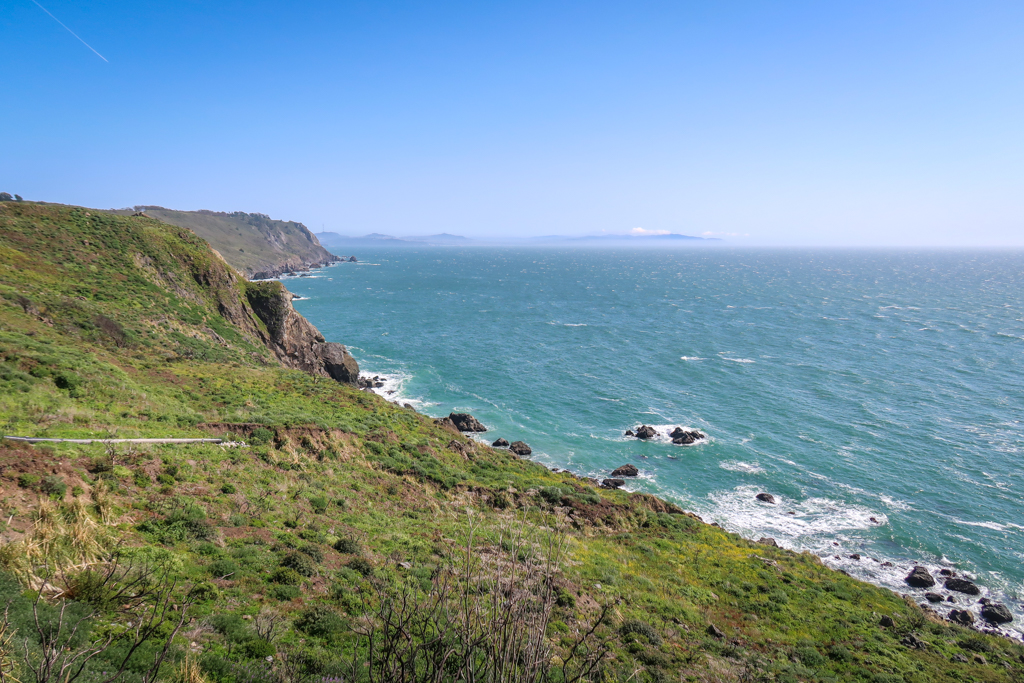On of many overlooks along the Pacific Coast Highway on a Northern California Coast Road Trip