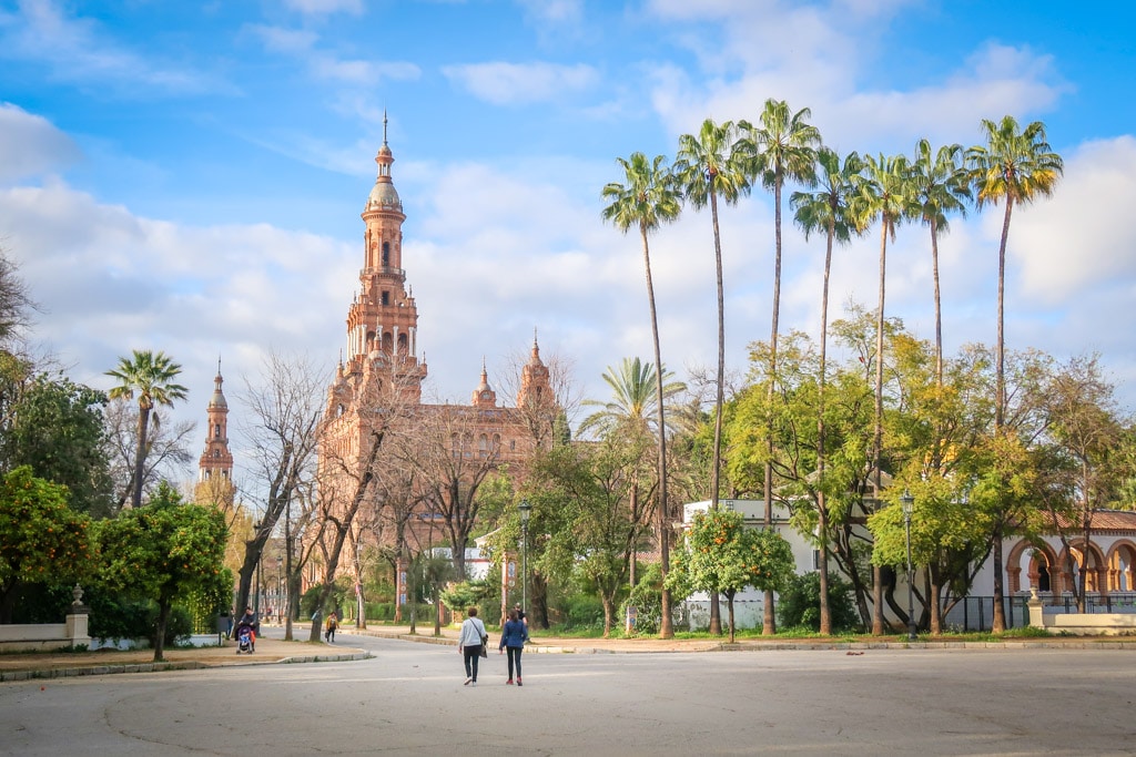 Parque de MarÃ­a Luisa, one of the best places to include on your Seville Itinerary!